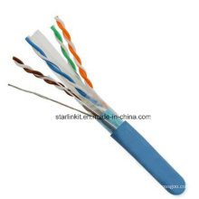 FTP Cable CAT6 LSZH Fluke probado Soild Bare Copper Blue